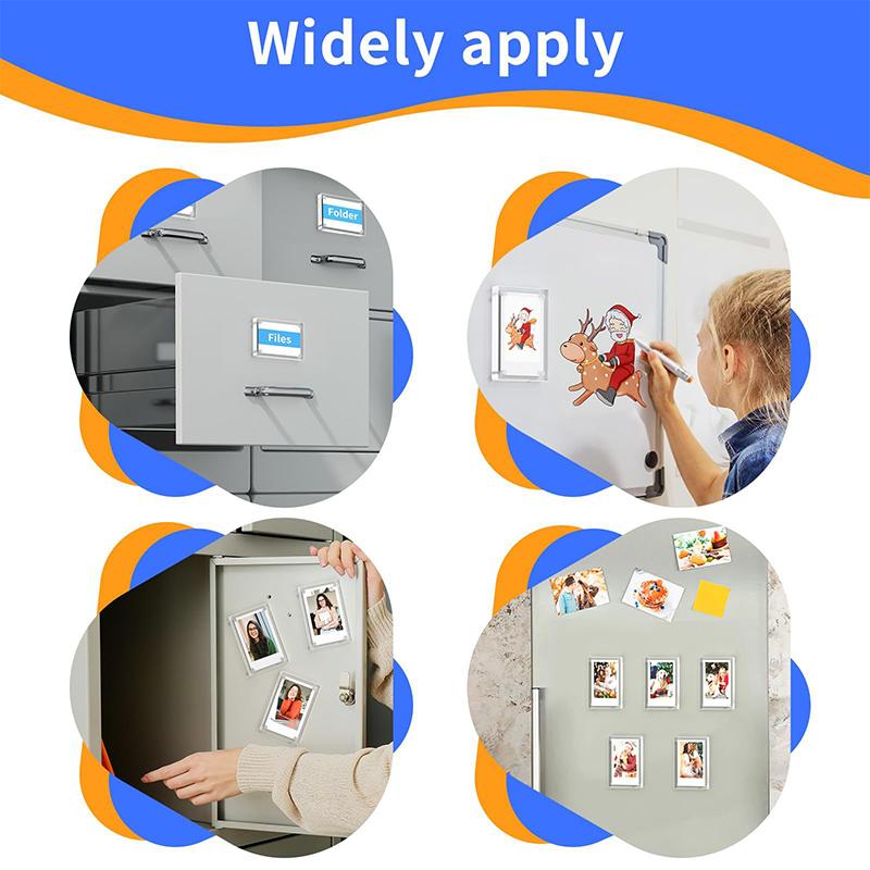 Magnetic Po Frame 1 Set For Fujifilm Instax Mini 11 8 9 25 50 7 Film Camera Accessories Acrylic Fridge Picture Magnets