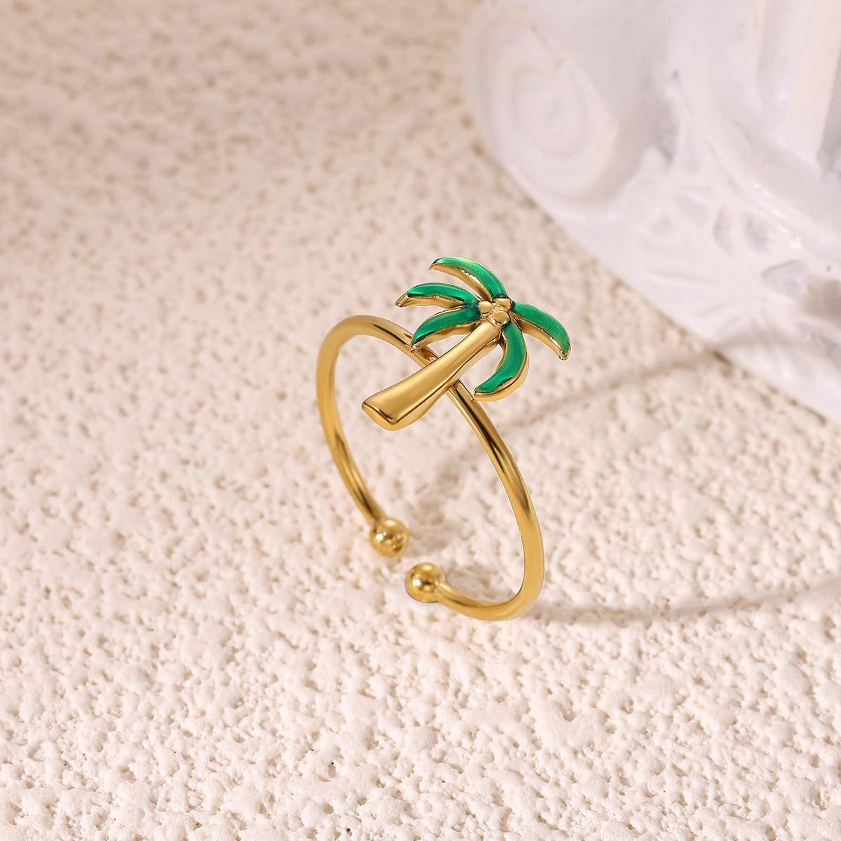 Adjustable Gold Color Ring For Women Dainty Daisy Flower Elegant Cute Rings Synthetic Zircon Pistil Anillos Jewelry Wedding Gift resizable