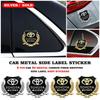 3D Badge Wheat Ear Sticker Decal Car Exterior Accessories Car Badge Body Side Sticker For Toyota RAV4 Corolla Camry Prado Crown