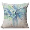 Floral Oil Painting Europe Vibe Home Decor Chair Cushion Cover Cherry Blossoms Garden Cotton Linen Sofa Pillow Case Cojines
