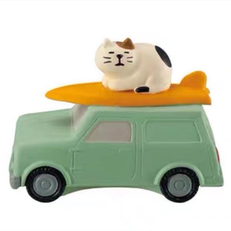 Japanese Zakka Miniature Cat Food Toys – Trendy Resin Ornaments for Cat Birthday Gifts & Photography Decor.