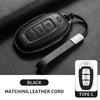 Leather Car Remote Key Case Cover Shell Fob For FAW Hongqi H5 HS5 H9 HS7 H7 L5 HS3 L9 E-HS9 E-QM5 LS7 E-HS3 Keychain Accessories