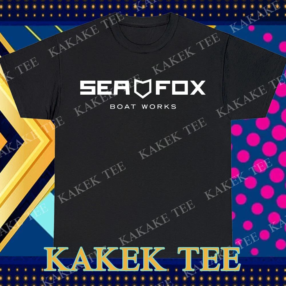 New Seafox Boats Logo Powersport Marine Yatchs Logo T-Shirt Funny Size S to 5XL L