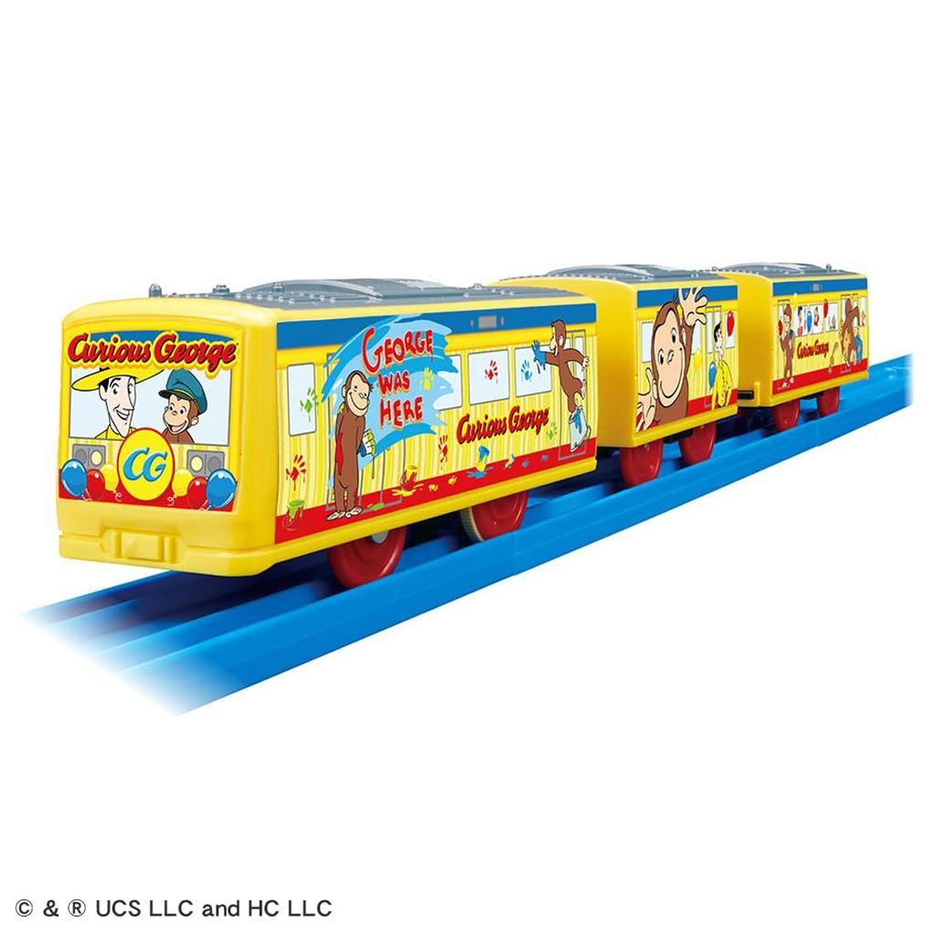Takara Tomy Plarail Curious George Wrapping Train Train Toy Ages 3+