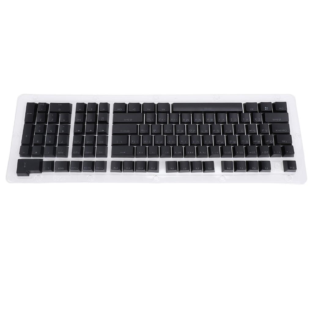 112 Keys Arabic Keyboard Keycaps Minimalist Style Mechanical Keyboard Keycaps for 61 64 68 84 87 96