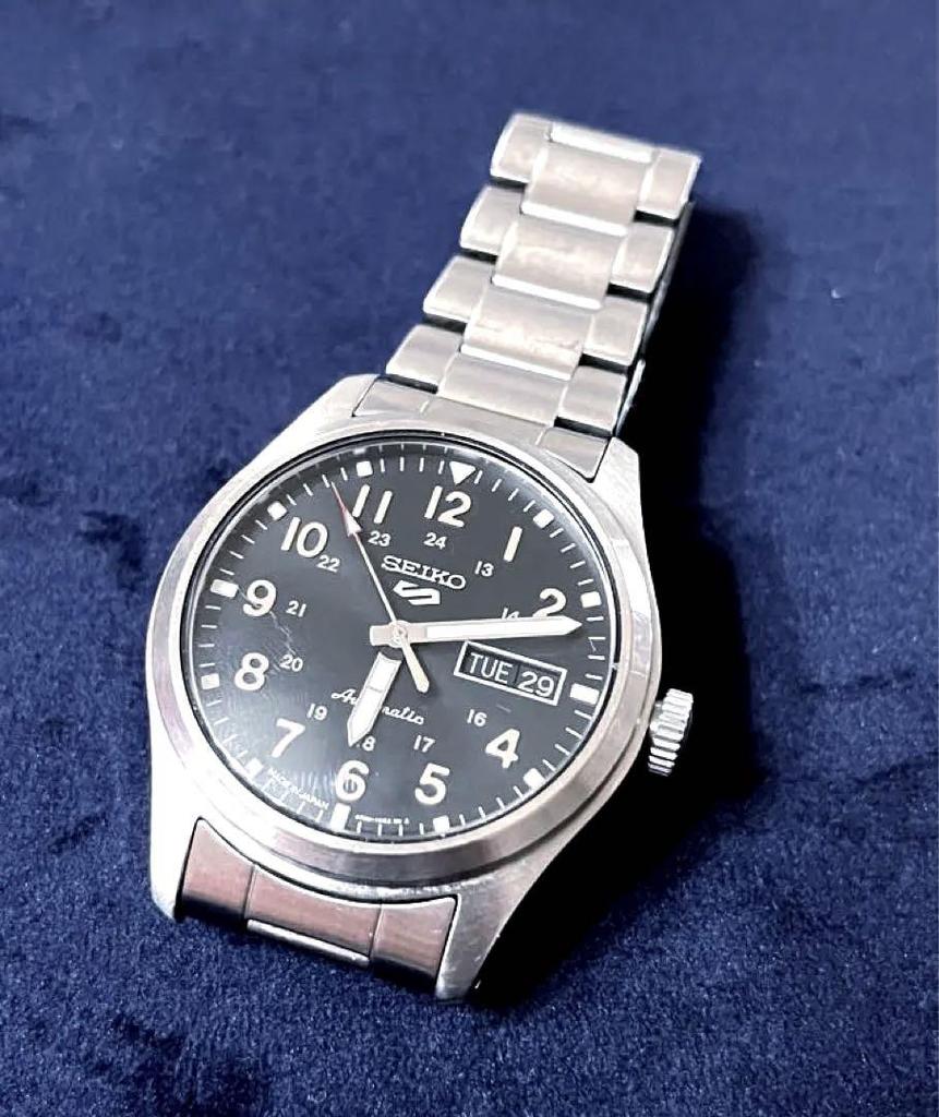 [USED] Seiko 5 Sports Automatic Watch, Black