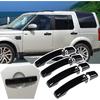 Gloss Black Door Handle Cover Trim for Land Rover Range Rover Sport 2010-2013 / Discovery 4 LR4 2009-2016 with 4 Smart Keyhole