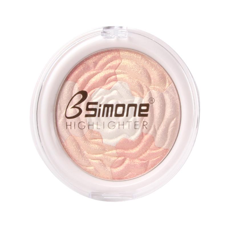 Moda culori mixte Pearl Rose Disc Highlighter Hrănire pentru piele Lumină complementară Iluminare naturală Discuri de iluminare