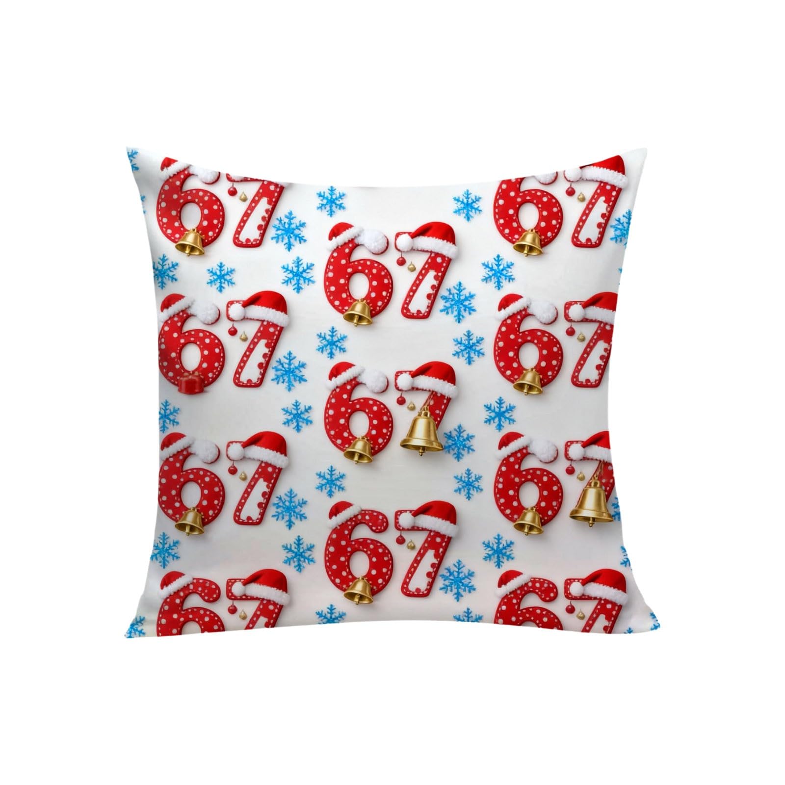 

Christmas-themed Pillowcases, Fun And Stylish, Perfect For Home , Bedrooms, And Living Rooms. One Size
