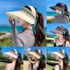Summer Breathable Wide Brim Sun Hat For Women With Uv Protection And Sunshade