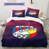 FC Viktoria Plzen Pattern Bedding,Quilt Set Quilt Cover Pillowcase Home Birthday Gift(1 * Duvet Cover + 2 * Pillowcase, Without Core)