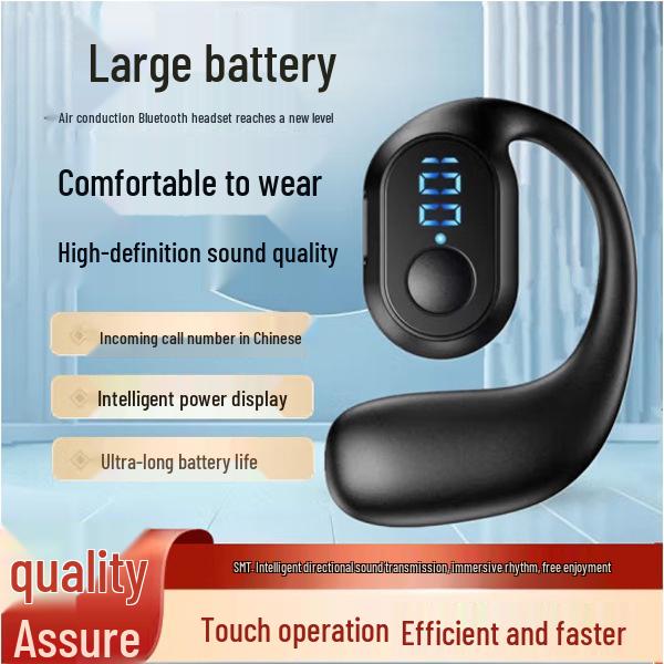 Bluetooth Over-Ear Headphones with Rotating Digital Display and Large Battery, Compatible with Apple, OPPO, Xiaomi, Vivo, and Huawei