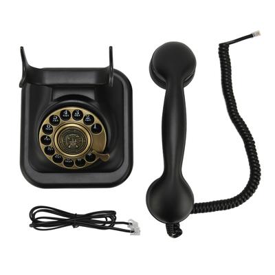 Telefon Vintage Stop Cynku Platerowany Brązem Tarcza Klasyczny Europejski Retro Antyczny Telefon dla