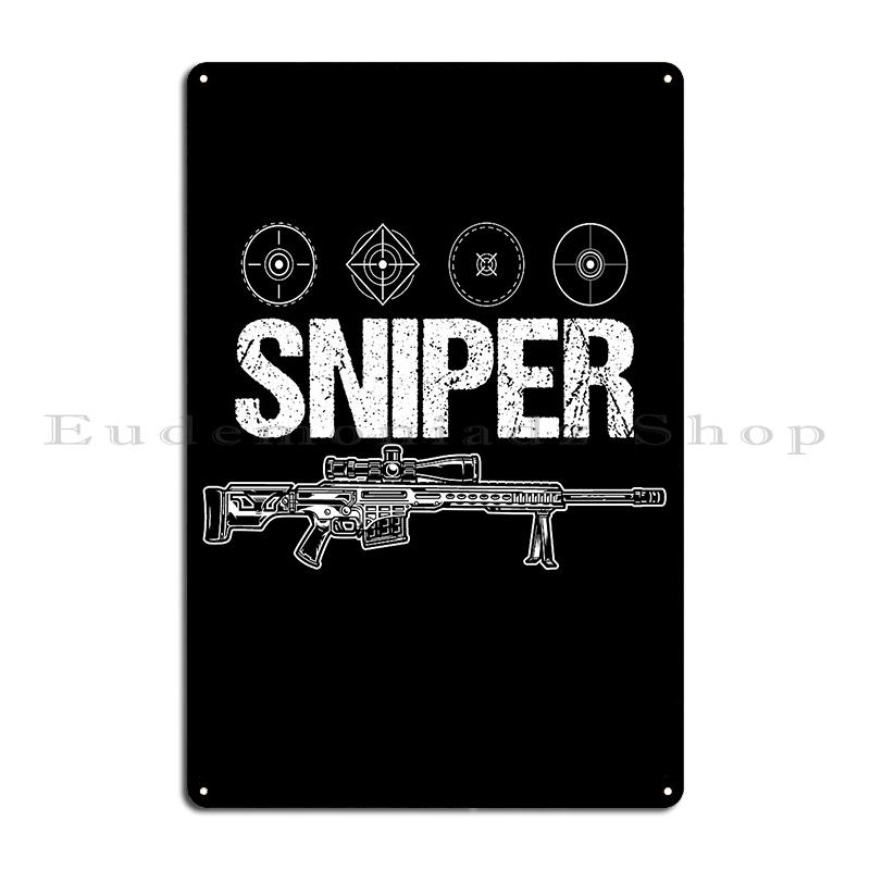Awp Cs Go Weapon Sniper Master Degree In Sniperology Metal Plaque Wall Cave Garage Club Decoration Wall Decor Tin Sign Poster