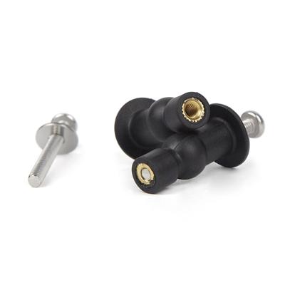 1Pcs  Toilet Seat Screws Hinges Expanding Rubber Top Bottom Load Nuts Fixings Wc Blind Hole Bathroom Accessories Replacement