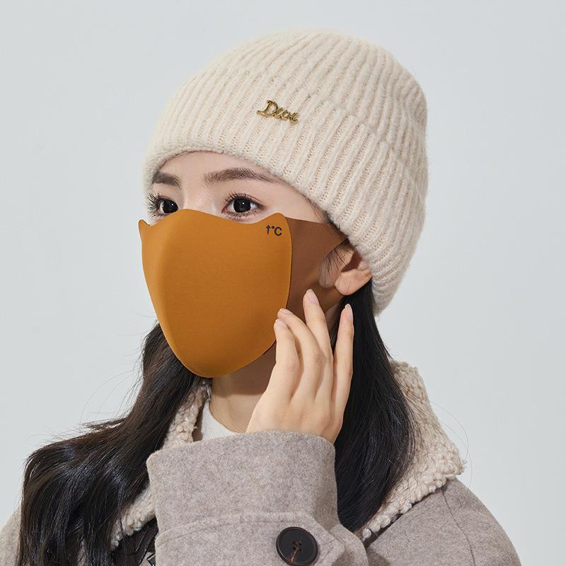 Unisex Autumn/Winter Warm Windproof Washable Slimming Face Mask for Cycling