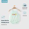 Youqi Newborn Summer Triangle Romper - Thin Style Baby Bodysuit with Straps, Class A, Size 6