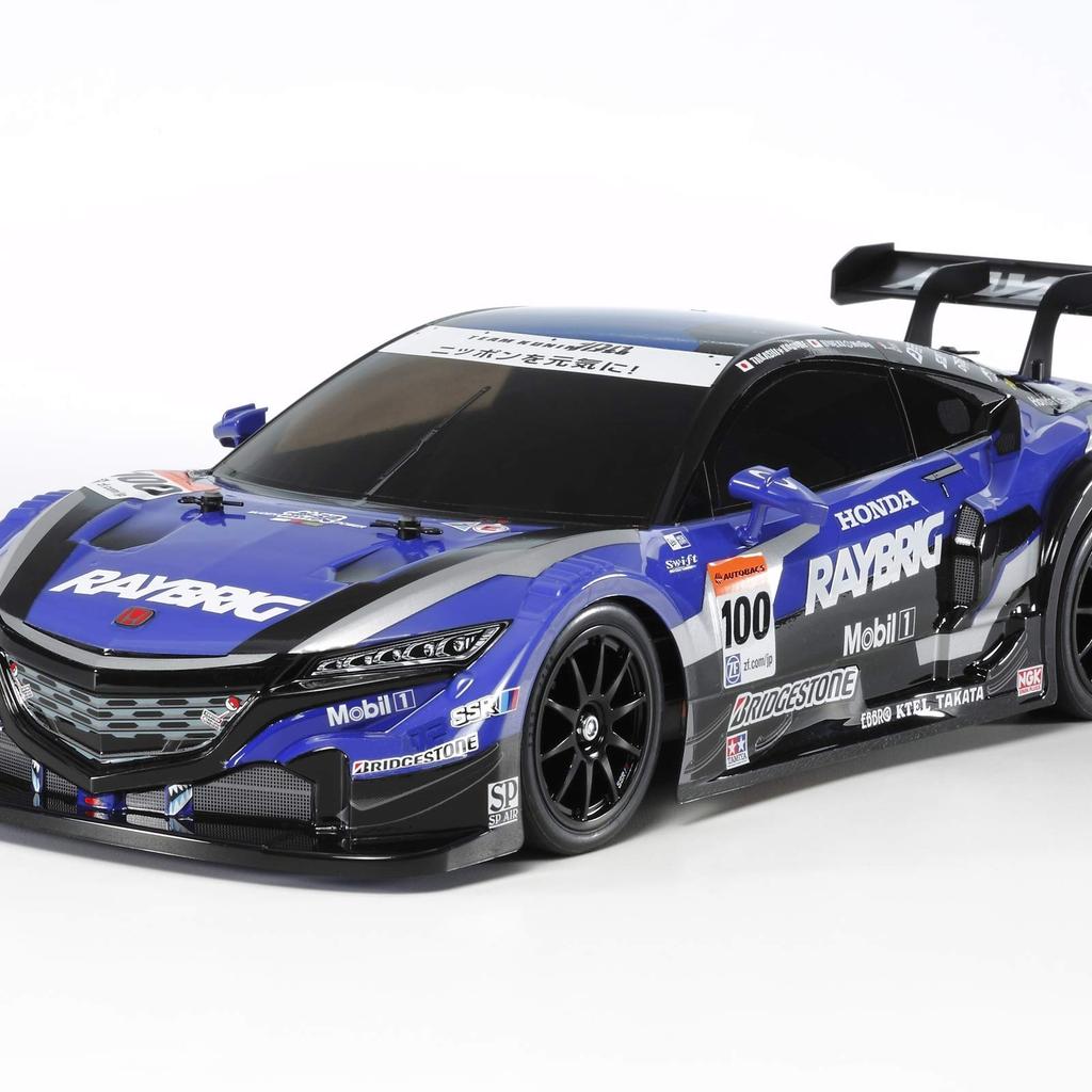 Tamiya Scale Electric RC Car Series 599 RAYBRIG NSX Model 58599 1/10 No. CONCEPT-GT (TT-02 Chassis) On-Road