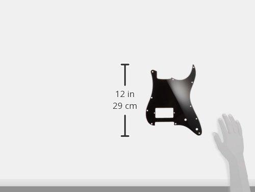 Scud ST type pickguard, 1H, electric guitar, SC-B3P-4, black, 3-piece