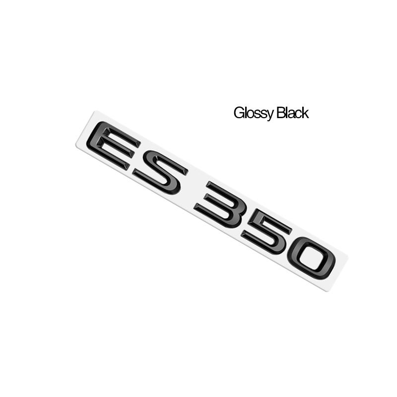 AAOU1 Metal Emblem Car Sticker Badge Decal Body Trunk Decor for Lexus Hybrid IS250 IS300 ES250 ES260 ES300 ES350 LS400 Glossy Black