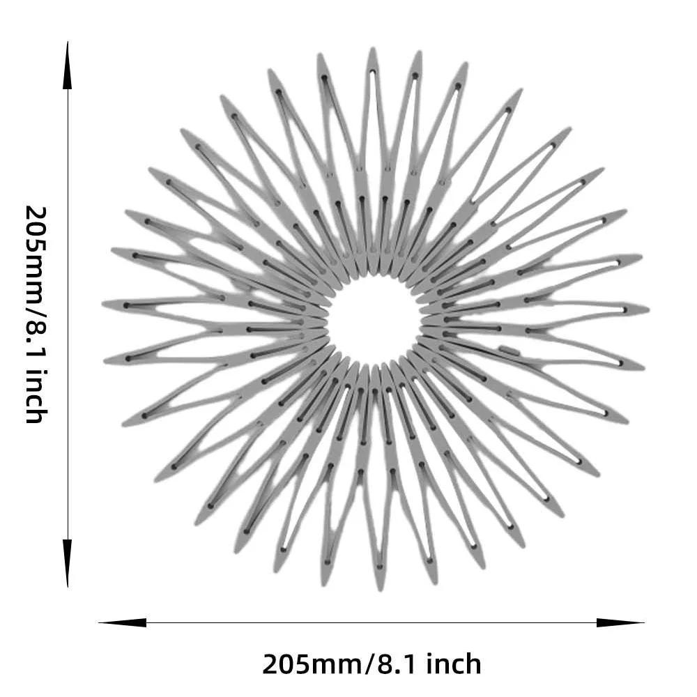 Hollow Out Flowers Silicone Coasters Heat Insulation Waterproof Anti-scald Mat Coaster Foldable Splicing Snap Design Home Cups