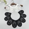 Decorative Embroidery Petal Cape False Collar for Stylish Ladies Elegant Pearls Beaded Shawl Wrap for Sweater and Dress