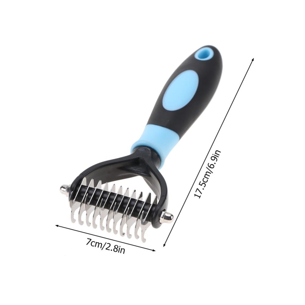 Non-slip Grip Dematting Comb Smooth Teeth Pet Grooming Comb Tangle Remover Home Pet Care