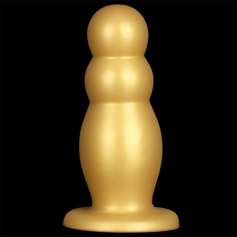 9cm Golden Silicone J Dildo Giant Dildo Anal Plug Fisting Supplies Extra Large Super Thick Adult Supplies