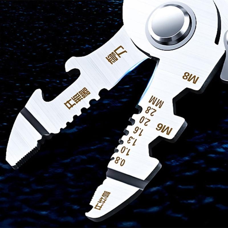 21 In 1 Wire Stripper Wire Stripping Tool with Voltage Tester Cable Cutter with Plier Crimper Splitting Wire Stripper
