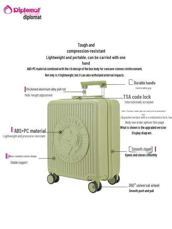 Diplomat Bubu Kids Hard Shell Rolling Luggage