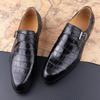 Fashion Leather Loafers  Mens' Handmade Shoes Genuine Leather New Luxury Dress Social Business Man Wear High Quality Formal Office Shoes