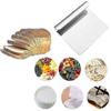 Dough Cutter Stainless Steel Vegetable Scoop Dough Scraper Dough Spatula Kitchen