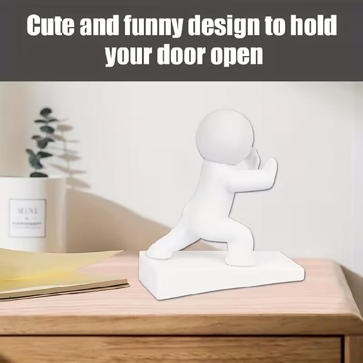 Cute Door Stoppers Wedges Decorative Doorstop Anti Slip Door Stop Keep Door Open Door Holder for Home Office Floor