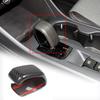 Car Auto Real Carbon Fiber Gear Shift Knob Cover Trim Sticker for Volvo XC40 XC60 XC90 S60 S90 2022 2023 2024 2025 Real Dry Carbon Fiber Gear Shift