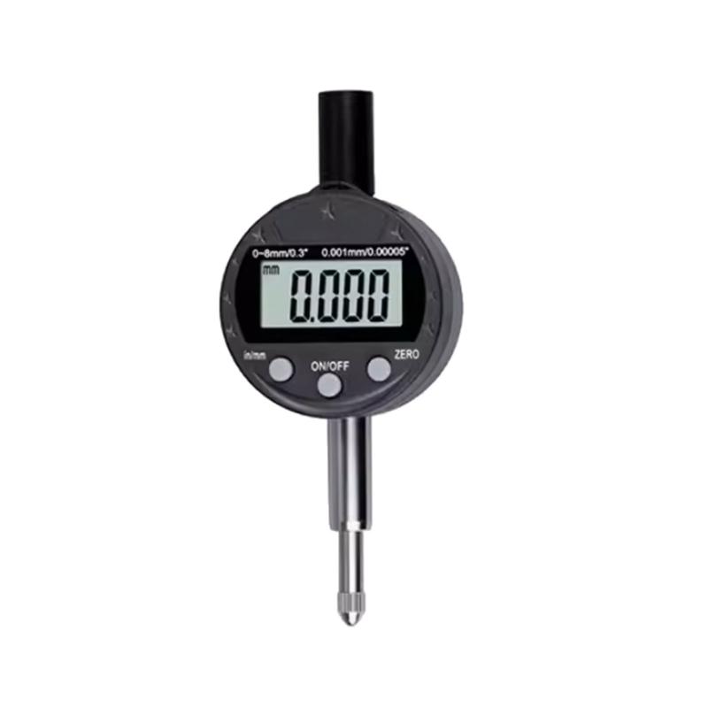 Electronic Digital Dial Indicator 8mm/3'' Digital ProbeIndicator Dial Test Gauges Highs Resolution 0.01mm/0.0005"