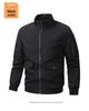 Custom Men's Stand Collar Nylon Jacket - Casual, Comfortable, Loose Fit for Spring and Autumn