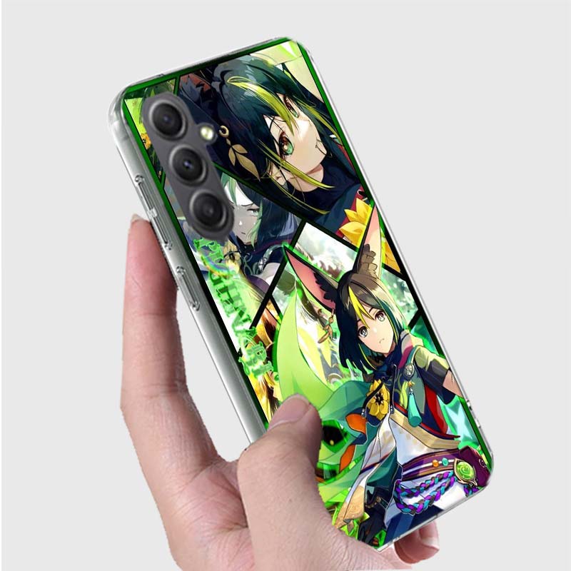 Genshin Impact Tighnari Phone Case for Samsung A16 A26 A36 A56 A17 A37 A57 A07 A06 A02S A03 A04S A05S Galaxy Note 20 10 A50S A71