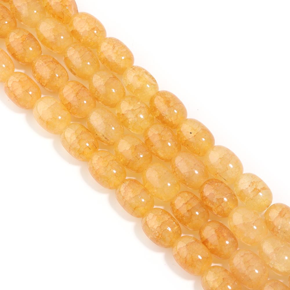 28pcs/lot 10x14mm Colorful Glass Beads Barrel Shape Loose Spacer Beads For Jewelry Making DIY Bracelet Necklace Accessories
