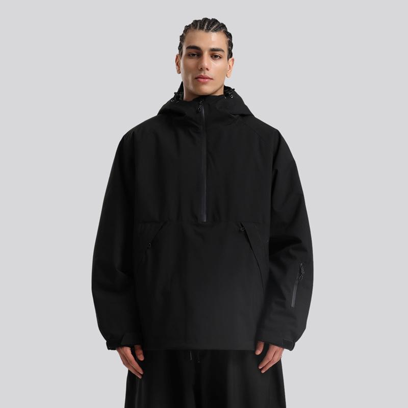 Jachetă de schi pulover pentru bărbați și femei, Coat pentru snowboard, Impermeabilă, de iarnă, largă, Jachete de zăpadă cu glugă, Rezistentă la vânt, Izolație termică, Jachete de schi pentru exterior