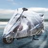 Motorcycle Cover Disposable Transparent Protector Covers All Season Outdoor Waterproof Bike Scooter Rain Dustproof Cover