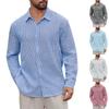Men's  Breathable  Leisure  Self-Cultivation  Upper Garment  Long Sleeves  Shirt