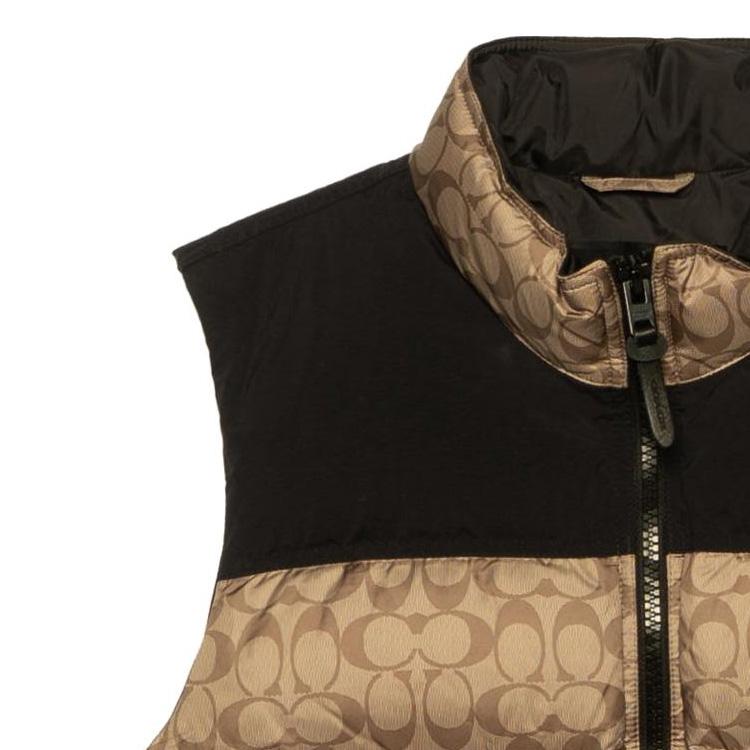 COACH Men Signature Down Vest Golden C5035-OFZ