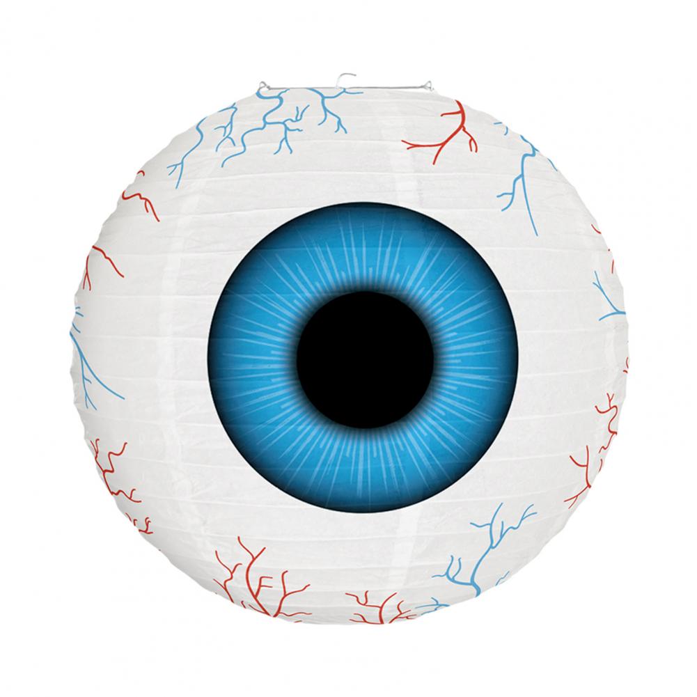 Eye-catching Decorative Durable Festive Lantern Spooky Halloween Party Supplies Eyeball Lantern Eye Balloons for Haunted House синий