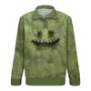 Men's Halloween Printed Corduroy Button Shirt