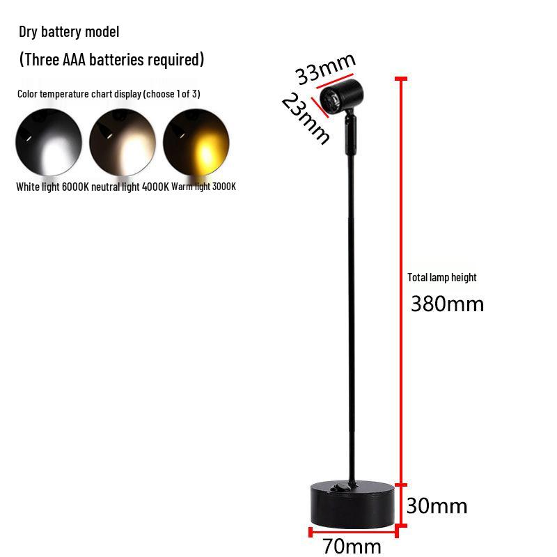 Wireless Jewelry Display Spotlight with Battery