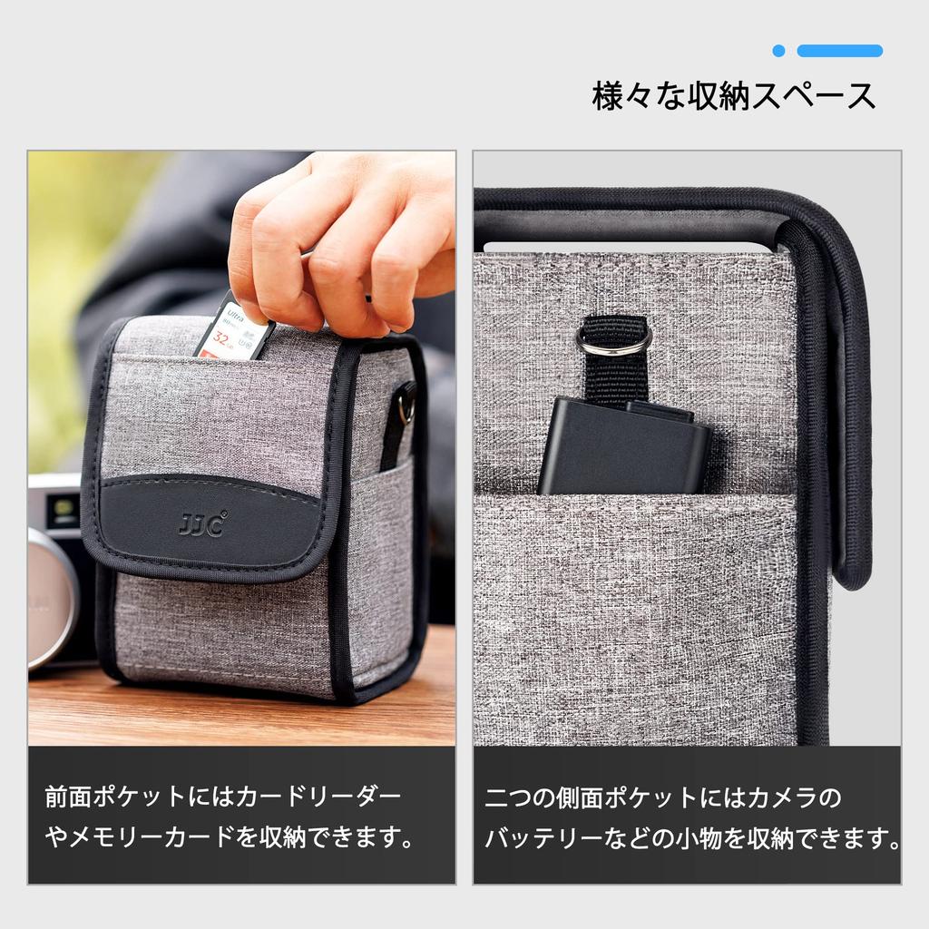 JJC Compact Camera for Fujifilm Sony RX1R Canon PowerShot EOS Nikon and Shoulder for and Outdoor Case/Pouch X-E5, GFX100RF, X100VI, X100F, III, A7CII,