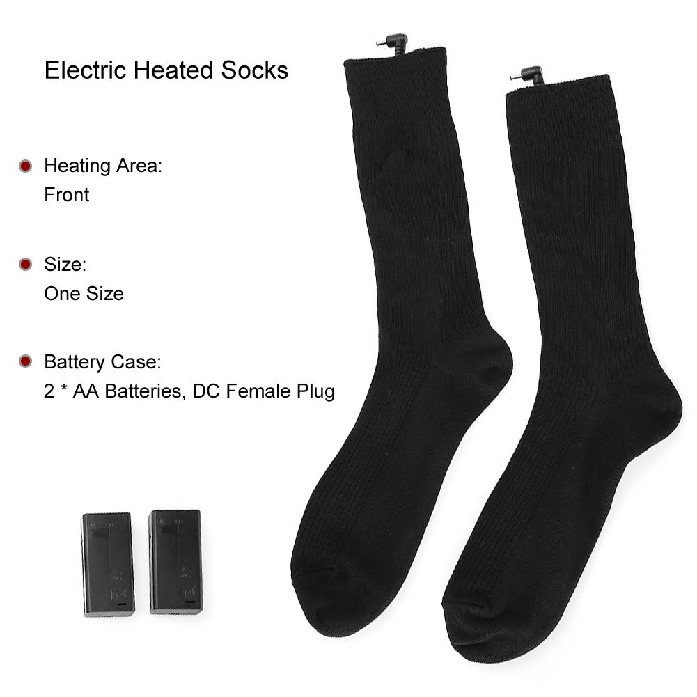 Electric Heated Socks Battery Winter Outdoor Skiing Warmth Thicken Socks for Men & Women