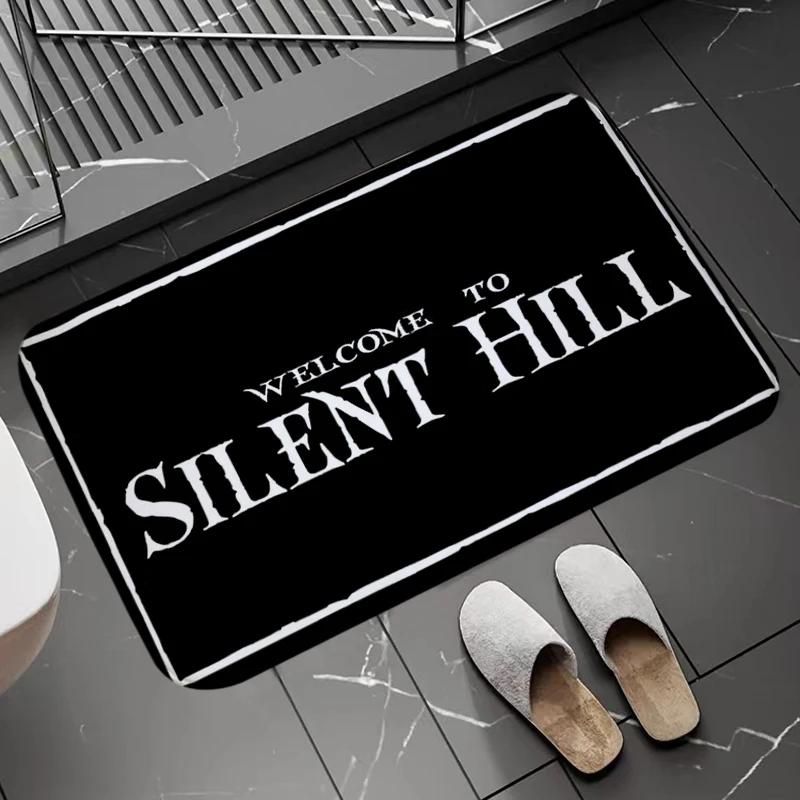 Long Corridor Carpet Welcome To Silent Hill Bedroom Mats Balcony Prayer Rug Absorbent Living Room Bath Carpets Entrance Door Mat