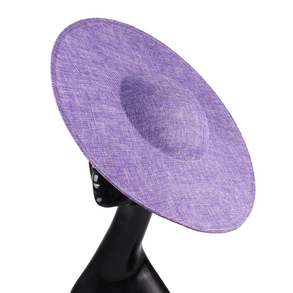 New Hat Bottom Diameter 40 Cm Imitation Hemp Hat Mop Diy Handmade Hat + Accessories First-Hand Direct Sales