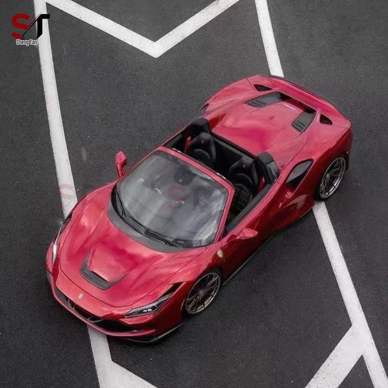 Ferrari F8 Carbon Fiber Hood Vent Decorative Exterior Accessory
